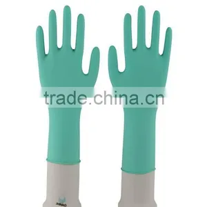12"5.mil Green Latex Powder-free Exam Glove thumbnail-1