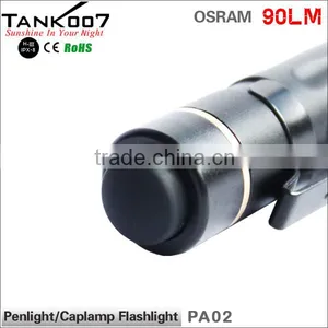 Delicate Design Promotion Gift Items Anodized Finish Brass Bright Torch Pen Led Flashlight Tank007 PA02 thumbnail-5