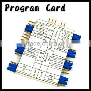 Mystery Star Brushless Speed Controller ESC Program Card thumbnail-1