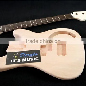 China Unfinished Competitive DIY High Electric Bass Guitar Kits thumbnail-5