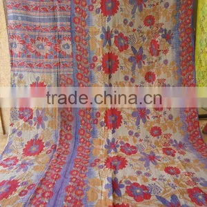 Cotton Patchwork Quilts Indian Handmade Quilts thumbnail-1