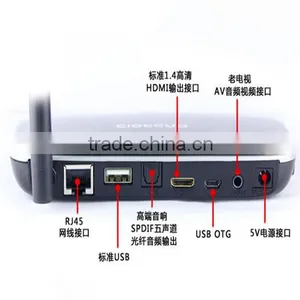 Smart Android4.4 TV Box Rockchip RK3128t Quad Core 2G/16G Smart Set-top Box Miracast Airplay WiFi Bluetooth w/ Remote Controller thumbnail-5
