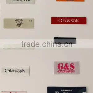 Customized Woven Clothing Labels Size Labels Iron On Backing For Garment Labels thumbnail-2