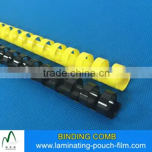 1/4 3/8 5/8 Inch Diameter, 100 Pack, 6mm 19mm Plastic Comb Binding Spines thumbnail-1