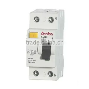 AUR3 Modular Electrical 2 Pole Earth Leakage Circuit Breaker/ELCB thumbnail-1
