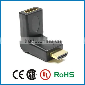APBG HDMI Female to HDMI Male 180 Degree Connector thumbnail-1