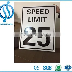 High Brightness Aluminum Highway Road Speed Limit Sign thumbnail-5