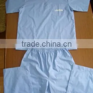 Short Sleeve Blue Sky Hospital Scrub Uniform thumbnail-2