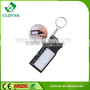 Promotion Plastic 1 LED for Reading Credit Card Magnifier With Keychain thumbnail-1