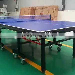 Factory Used Indoor Ping Pong Table MDF Table Tennis Robot for Sale thumbnail-2