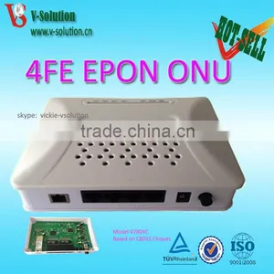 Fully Compatible With ZTE, Huawei, Fiberhome,ZyXEL OLT, 4FE EPON ONU thumbnail-1