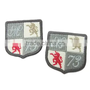 Custom Colleague Embroidered Patches no MOQ, Name Brand Patch Embroidery Badge thumbnail-2