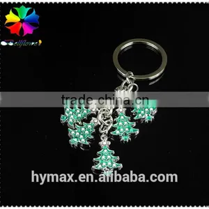 Christmas Tree Metal Custom Keychain thumbnail-1