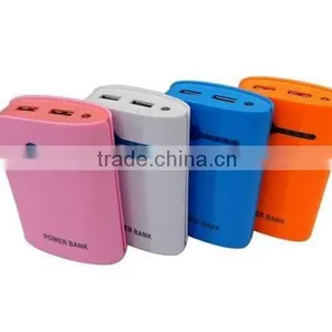 High Quality Power Bank ,new Arrival Products 7800mAh Power Bank, Dual USB Output ,Plastic Housing Cheapest Price thumbnail-1