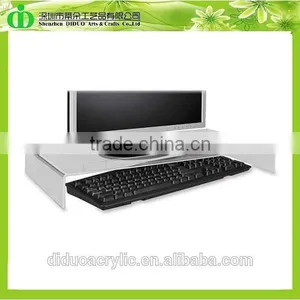 DDI-M0059 Trade Assurance Chinese Factory Wholesale SGS Test Clear Acrylic Computer Monitor Stand thumbnail-1