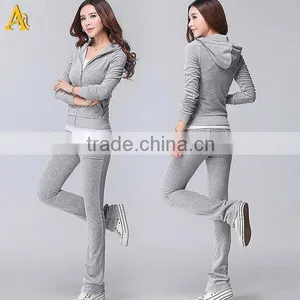 Ladies Womens Sports Sexy Plus Size Velour Tracksuits thumbnail-1