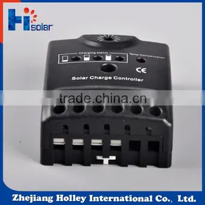 Blue, Silver, Black Optional 15A ce Solar Charge Controller 12/24V Temp Compensation thumbnail-5