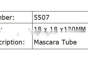 Black Empty Mascara Tube Glass thumbnail-3