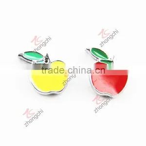 Teacher's Red Apple Enamel Bead Charm For European Jewelry (JP08) thumbnail-2