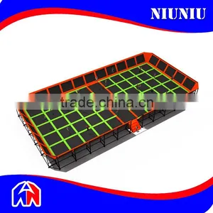 Indoor Playground Professional Trampoline for Rent thumbnail-2