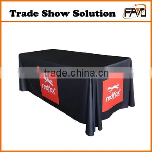 Flame Retardant Trade Show Stretch Polyester Table Cloth thumbnail-1