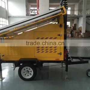 Chinese Suppplier Solar Panel Emergency Mobile Lighting Tower thumbnail-3
