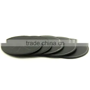 Leather Coaster Set thumbnail-5