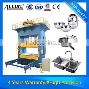 HPP-400 Deep Drawing Hydraulic Press for Stainless Steel Single Tank thumbnail-1