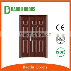 High Quality Indian Iron Single Door Designs Steel Security Door thumbnail-4