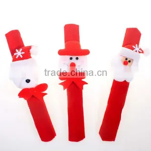 Santa Clause Led Light Slap Bracelets Christmas Ornament thumbnail-2