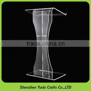 Modern Classic Clear Acrylic Podium for Modern Meetings thumbnail-1