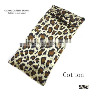 Leopard Soft Cloth Pouch For Small Sunglasses&Reading Glasses Pouches Reading Glass Bag Accessories Mobil Bag BDB01X thumbnail-2