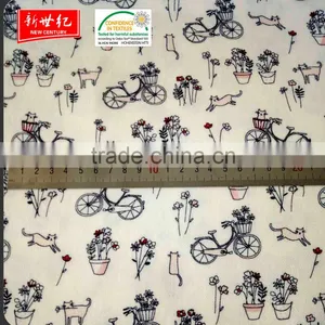 China Manufacturer Good Quality 30*24 91*68 155gsm Twill Reactive Printed Air-jet Rayon Fabric thumbnail-4