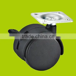 China Factory Furniture Castor Wheel With Plate thumbnail-2