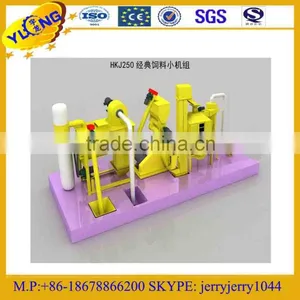 HKJ300 1.5-2.5t/h Poultry Feed Pellet Production Line Price thumbnail-1