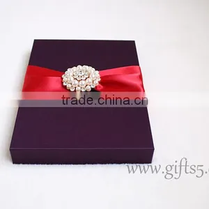 Custom Handmade Elegant Wedding Gift Boxes for Invitaions thumbnail-2