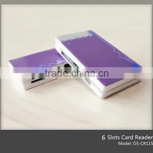 6 Slots Android Usb Sim Card Reader Usb Micro Sim Card Reader(OS-CR115) thumbnail-1