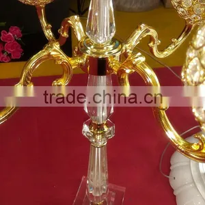 5 Arms Crystal Candelabra,candelabra for Sale Cheap thumbnail-2