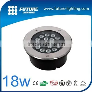 High Power Round LED Inground Light 18W RGB Led Underground Light For Outdoor thumbnail-1