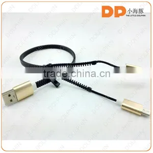 Multifunctional Mobile Accessories 2 in 1 Zipper Usb Cable for Iphone and Android Charger thumbnail-4