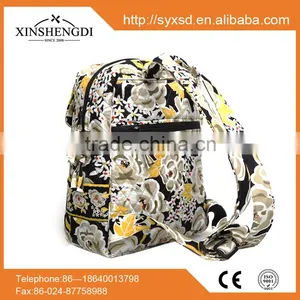 RE007 China Supplier Wholesale Best Selling Cotton Girl's Quilted School Backpack thumbnail-4