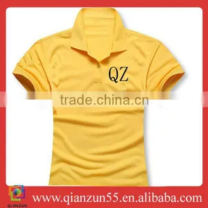 2013 Fashion Yellow Wholesale Cheap Custom Polo T-shirt thumbnail-1