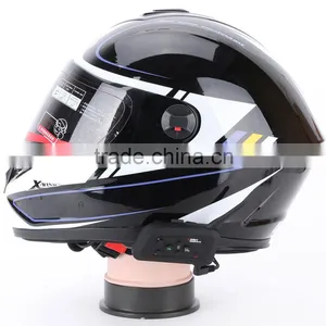 2016 Updated Soft Earphone! 2 Pcs V4 Motorcycle Helmet Bluetooth Intercom Headset With FM for 4 Riders 1200m Wireless Interphone thumbnail-6