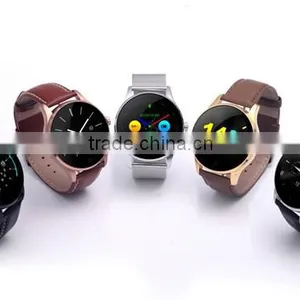 Wholesale MTK2502C Round IPS Touch Screen Smartwatch K88H Bluetooth Camera Watch With Sim Card and Heart Rate Monitor thumbnail-4