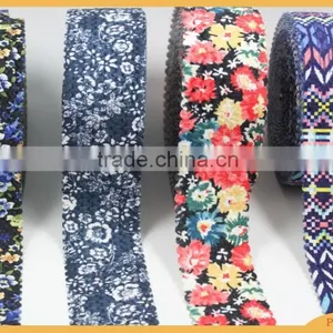 High Quality Elastic Tape With Printing Embroidery Elastic Printing Tape for Ladies Dress Waistband thumbnail-1
