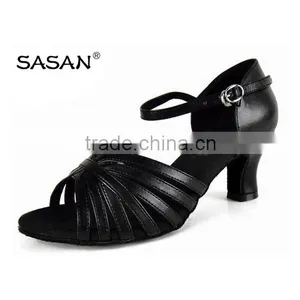 Woman Salsa Dance Shoes Tango Dance Shoes Medium Heel Dance Shoes thumbnail-2