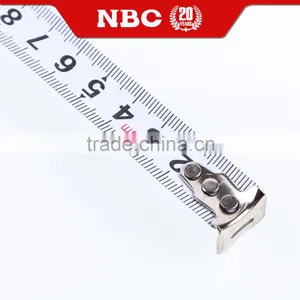 2m,3m/5m/7.5m ABS+TPR Wholesale Stainless Retractable Metal Meter Measuring Tape Measure thumbnail-3