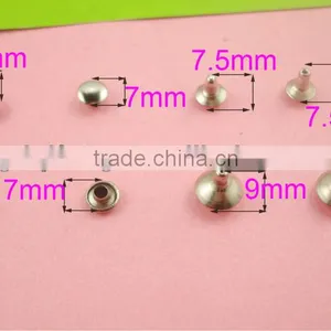 8mm Crystal Rivet, Diamond Cap Snap Button, Crystal Press Snap Button thumbnail-1
