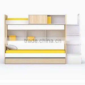 Factory Supply Modern Design Kids Bunk Bed Use Metal and Mdf thumbnail-2