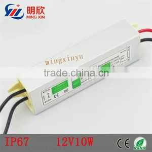 10w Waterproof Led Driver Ip67 Level Waterproof Power Supply 230v 220v ac 12v dc Transformer Regulated Led Driver thumbnail-1